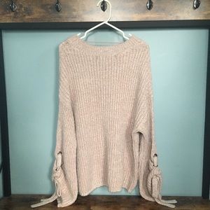 Vero Moda Knit Sweater with Balloon Tie Sleeves